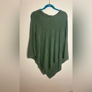Cashmere Chic Olive Women's Poncho